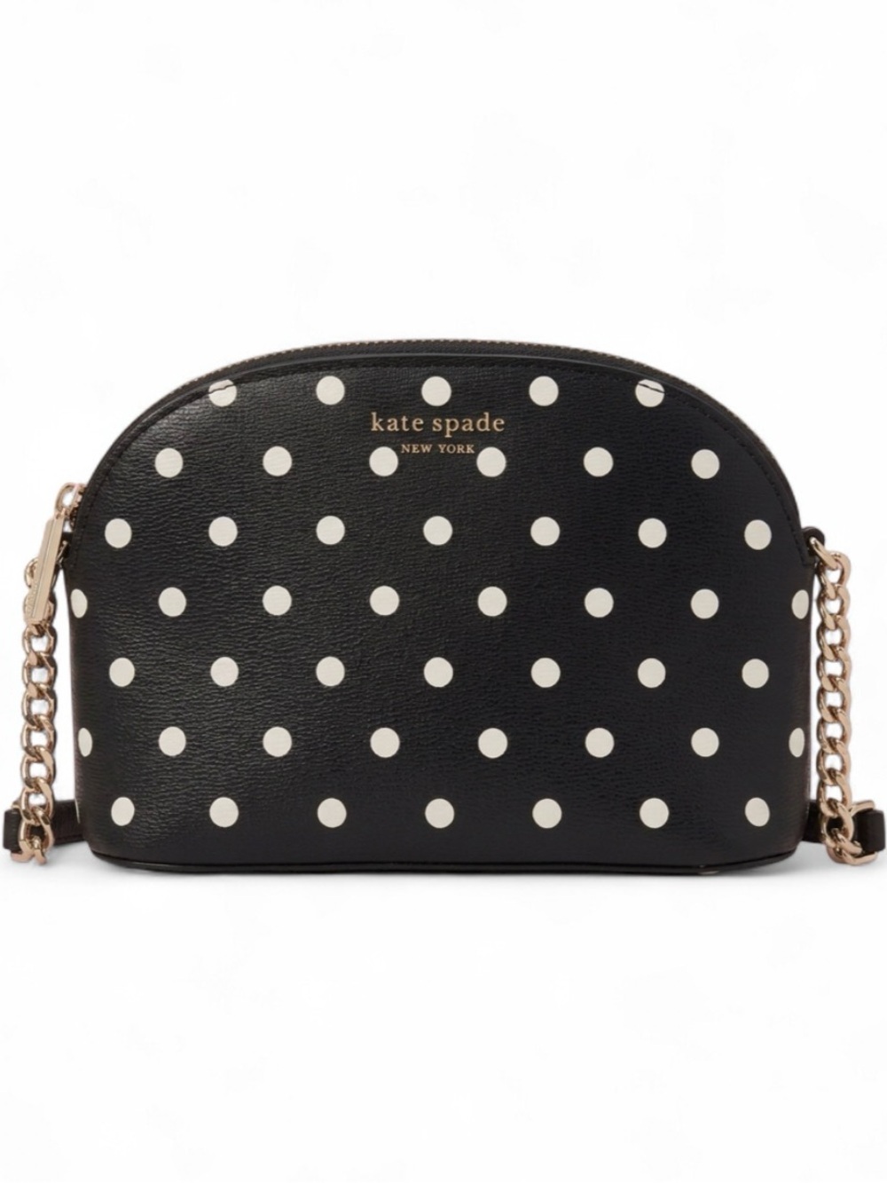 KATE SPADE Spencer Sunshine ⚪️ Polka Dot ⚫️ Small Dome Crossbody